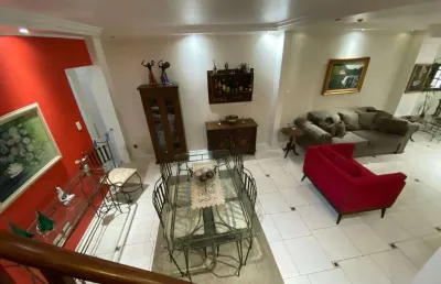 Gonzaga- sobrado- 3 dormitórios- suites- quintal- churrasqueira- 1 vaga carro-ref 2304