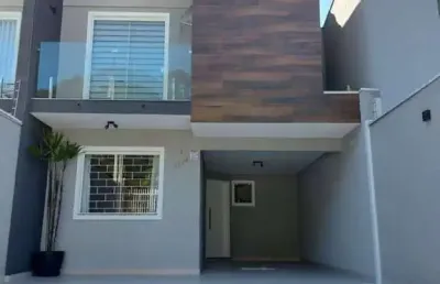 Sobrado com 3 dormitórios à venda, 201 m² por r$ 849.000,00 - alto tarumã - pinhais/pr