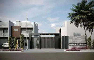 Sobrados alto padrão com 3 dormitórios à venda, de 139 m² a 205m² por r$ 1.099.000 - santa felicidade - curitiba/pr