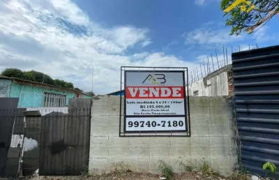 Terreno à venda, 144 m² por r$ 195.000,00 - alto tarumã - pinhais/pr