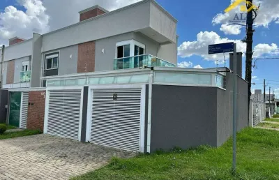 Sobrado mobiliado com 3 dormitórios à venda, 220 m² por r$ 1.090.000 - atuba - pinhais/pr
