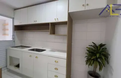 Apartamento com 2 dormitórios para alugar, 47 m² por r$ 2.069,00/mês - atuba - pinhais/pr