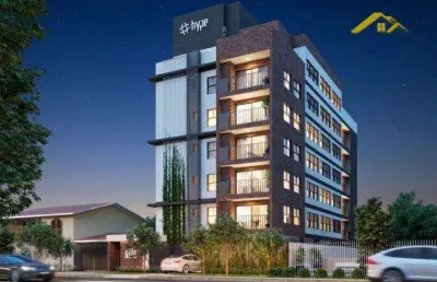 Apartamento com 2 dormitórios à venda, 32 m² por r$ 579.900,00 - água verde - curitiba/pr