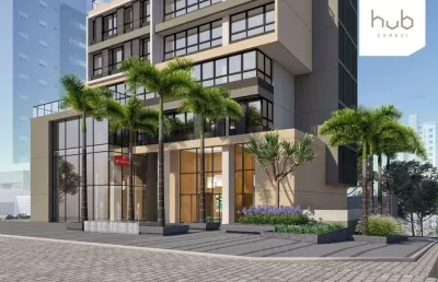 Apartamentos novos  e salas comerciais em produto híbrido no cambuí