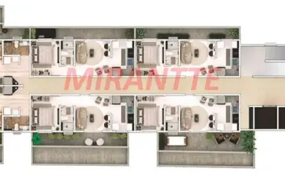 Apartamento de 30.86m² com 1 quartos em parada inglesa