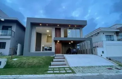 Casa em condomínio fechado com 4 quartos à venda na Avenida Red Park, 1180, São João do Rio Vermelho, Florianópolis