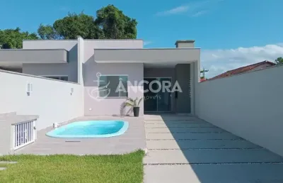 Casa bem localizada na barra do saí, com 3 quartos, 80,30 m² de área construída