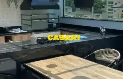 Cobertura com 3 dormitórios à venda, 220 m² - rudge ramos - são bernardo do campo/sp