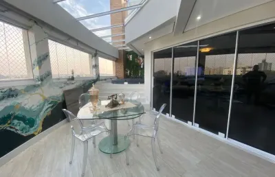 Cobertura à venda no bairro rudge ramos – são bernardo do campo | 3 suítes, 185m², varanda gourmet e muito conforto!
