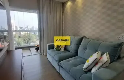 Apartamento 2 dormitórios com varanda gourmet à venda no centro de são bernardo do campo