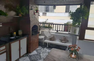 Cobertura com 4 quartos à venda, 148 m² por r$ 900.000 - tijuca - rio de janeiro/rj