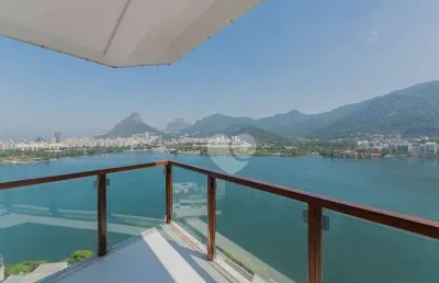 Cobertura com 3 dormitórios à venda, 315 m² por r$ 7.500.000,00 - lagoa - rio de janeiro/rj