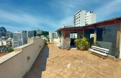 Cobertura com 4 dormitórios à venda, 267 m² por r$ 1.610.000,00 - laranjeiras - rio de janeiro/rj
