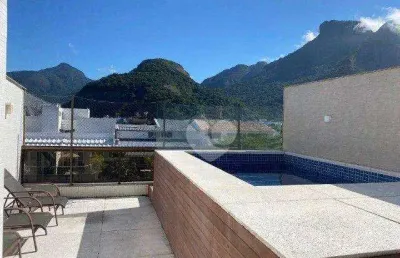 Cobertura com 4 quartos à venda, 254 m² por r$ 3.790.000 - jardim oceânico - rio de janeiro/rj
