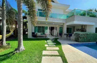 Casa com 5 quartos à venda, 420 m² por r$ 6.100.000 - barra da tijuca - rio de janeiro/rj