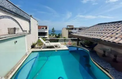Cobertura com 4 quartos sendo 2 suítes, à venda, 180 m² por r$ 1.750.000 - recreio dos bandeirantes - rio de janeiro/rj