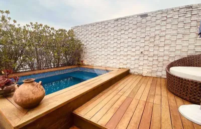 Cobertura com 4 quartos à venda , 320 m² por r$ 2.300.000, - recreio dos bandeirantes - rj