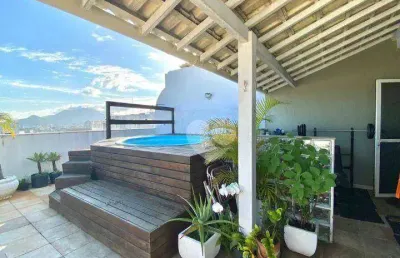 Cobertura com 4 quartos à venda, 153 m² por r$ 1.200.000 - recreio dos bandeirantes - rio de janeiro/rj
