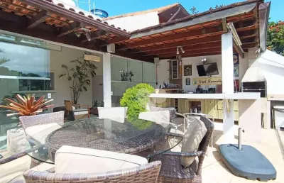 Cobertura com 4 quartos  à venda, 255 m² por r$ 2.300.000 - jardim oceânico - rio de janeiro/rj