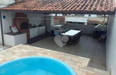 Cobertura duplex com 4 suítes, 5 vagas,  à venda, 353 m² por r$ 1.340.000 - recreio dos bandeirantes - rio de janeiro/rj