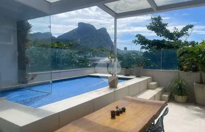 Cobertura 3 quartos à venda, 200 m² por r$ 4.190.000 - jardim oceânico - rio de janeiro/rj