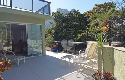 Cobertura com 3 quartos ( 1 suíte ) à venda, 219 m² por r$ 2.400.000 - jardim oceânico - rio de janeiro/rj