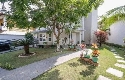 Casa 4 suítes,450 m² terreno,438 m² área  r$ 5.500.000 - condomínio santa lucia -barra da tijuca