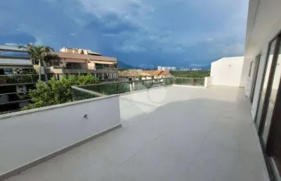 Quadra de praia cobertura com 3 quartos à venda, 229 m² por r$ 2.650.000 - recreio dos bandeirantes