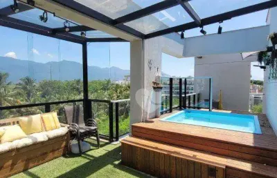 Cobertura à venda, 174 m² por r$ 1.434.000,00 - recreio dos bandeirantes - rio de janeiro/rj