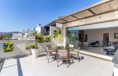 Cobertura com 4 quartos para alugar, 574 m² por r$ 35.825/mês - barra da tijuca - rio de janeiro/rj