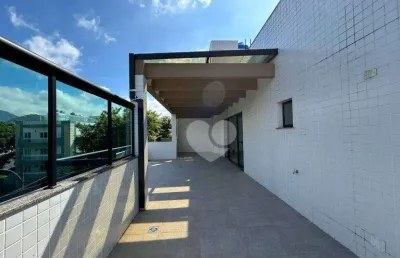 Cobertura com 3 suítes para alugar, 139 m² por r$ 7.772/mês - recreio dos bandeirantes - rio de janeiro/rj
