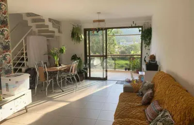 Cobertura com 3 suites à venda, 154 m² por r$ 850.000 - recreio dos bandeirantes