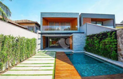 Casa com 4 suítes à venda, 500 m² por r$ 4.900.000 - barra da tijuca - rio de janeiro/rj