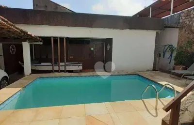 Casa duplex com 7 quartos, 4 vagas e piscina, 406 m² à venda na freguesia, jacarepaguá, rio de janeiro/rj