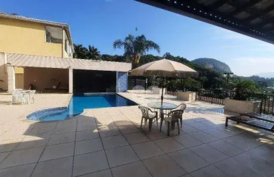 Casa triplex 5 quartos 5 suítes 4 vagas à venda no bosque dos esquilos, jacarepaguá - rio de janeiro/rj