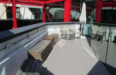 Sala comercial em cobertura , 65 m² por r$ 450.000 - barra da tijuca - rio de janeiro/rj