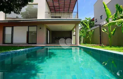 Casa com 4 suítes à venda, 422 m² por r$ 6.500.000 - barra da tijuca - rio de janeiro/rj
