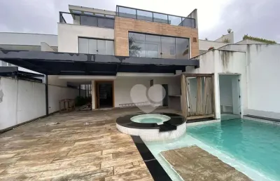 Casa com 4 quartos à venda, 402 m² por r$ 3.685.000 - barra da tijuca - rio de janeiro/rj