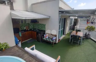 Cobertura com 3 quartos à venda, 177 m² por r$ 895.000 - freguesia de jacarepaguá - rio de janeiro/rj