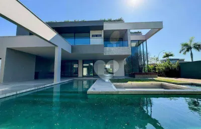 Casa com 4 quartos à venda, 899 m² por r$ 14.800.000 - barra da tijuca - rio de janeiro/rj