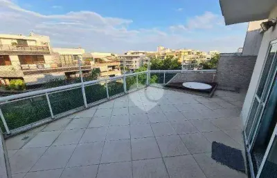 Cobertura com 4 dormitórios à venda, 198 m² por r$ 1.370.000,00 - recreio dos bandeirantes - rio de janeiro/rj