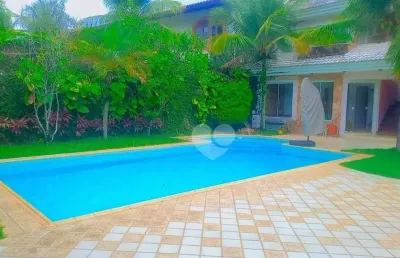 Casa com 6 quartos para alugar, 739 m² por r$ 30.710/mês - barra da tijuca - rio de janeiro/rj
