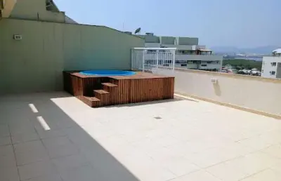 Cobertura com 3 dormitórios à venda, 165 m² por r$ 1.680.000,00 - barra da tijuca - rio de janeiro/rj