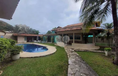 Barra bonita casa com 4 quartosos à venda, 688 m² por r$ 2.200.000 - recreio dos bandeirantes