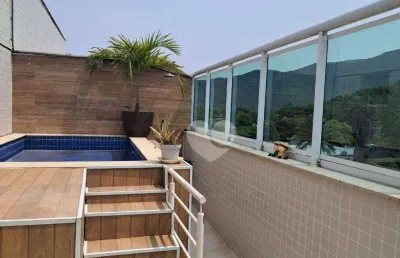 Cobertura com 3 quartos à venda, 122 m² por r$ 700.000 - vargem pequena - rio de janeiro