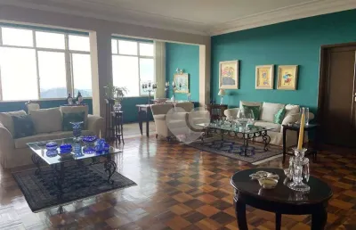 Apartamento com 5 dormitórios à venda, 321 m² por r$ 1.800.000,00 - santa teresa - rio de janeiro/rj