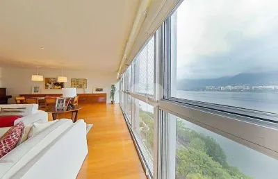 Apartamento com 5 dormitórios à venda, 262 m² por r$ 5.900.000,00 - lagoa - rio de janeiro/rj