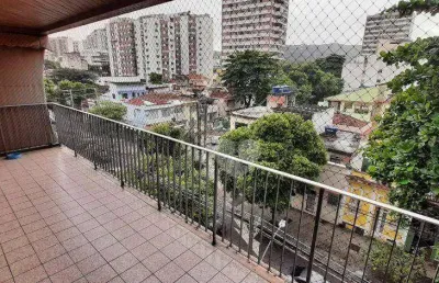 Grajaú, alto padrão, 2 por andar, apt com 3qts com suíte, varandão e 2 vagas na escritura à venda, 105 m² por r$ 380.000 - grajaú - rio de janeiro/rj
