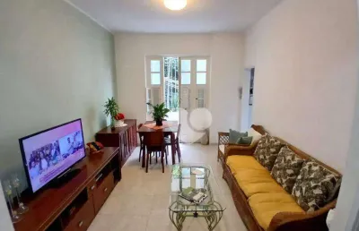 Apartamento quarto e sala com linda varanda à venda, 55m² por r$ 450.000 - centro - rio de janeiro/rj