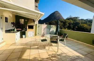 Cobertura com 4 quartos à venda, 251 m² por r$ 3.100.000 - laranjeiras - rio de janeiro/rj